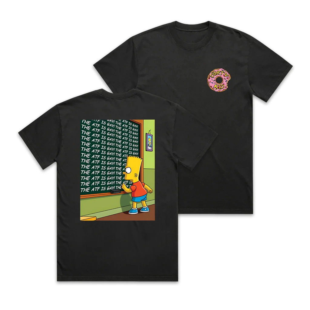 Best Sale 2026 Summer New Hard Man Club - Bad Kid Series - Learning Kids - Round-neck Short-Sleeved T-shirt