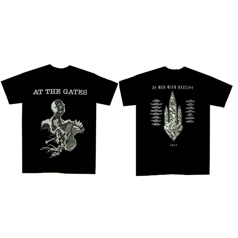 AT THE GATES cd lgo EATER OF GODS قميص الجولة الرسمية الأخير 2XL حرب OOP الجديدة