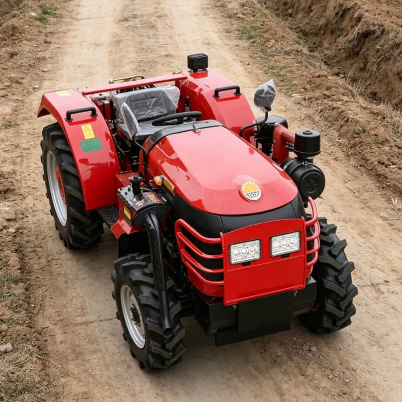 Customized 2026 Newly Upgraded 4WD Rotary Tiller, 4-Wheel Drive Rotary Tiller, New Four-Wheel High Horsepower Rotary Tiller