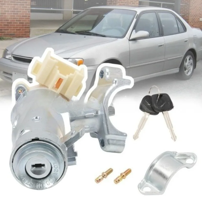لتويوتا RAV4 1998-2000 OEM 45020-38-1 مفتاح إشعال قفل اسطوانة مع مفاتيح إصلاح بدء مشكلة إصلاح أجزاء السيارات الملحقات #2