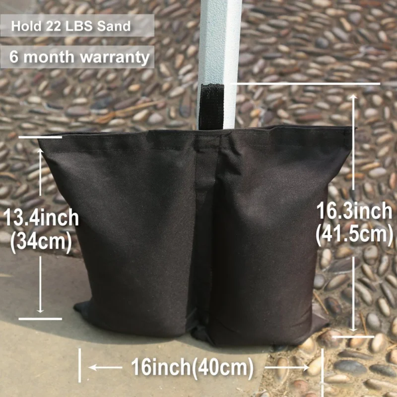 ﻿ 1PC Outdoor Ground Anchor Weight Sand Bag for Tent Sand Anchor Weighted Base Leg Canopy Anchoring Camping Tent Gazebo ﻿