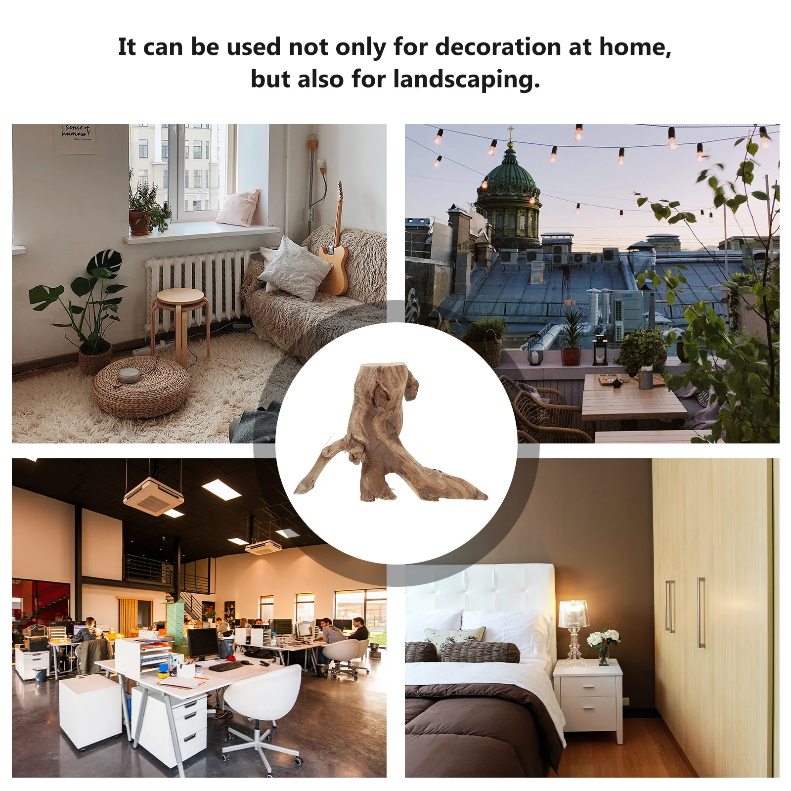 

1pc Natural Landscaping Branches For Home Garden Decor Dry Vine Sturdy Retro Branch Diy Landscaping Supplies