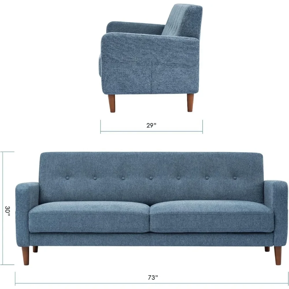 Adair Heather Blue Sofas - Stylish Comfort for Your Living Room