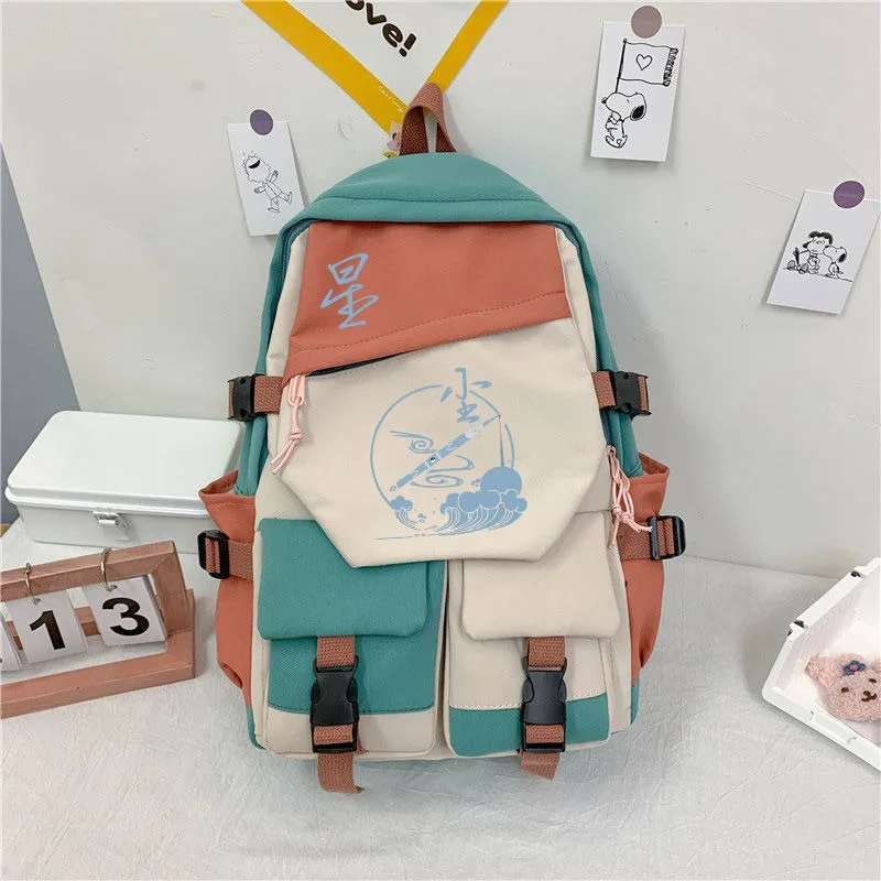 

46×15×30см Черный Синий Красный Зеленый, Грандмастер демонического культивирования, Mo dao zu shi, Аниме, Школьные сумки, Рюкзаки, Девочки и мальчики