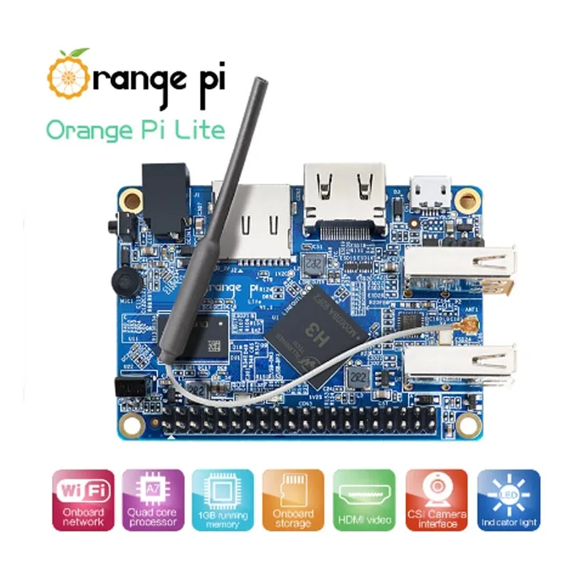 Orange Pi Lite 1GB H3 SoC Open-Source Single Board Computer,Support Android 4.4, Ubuntu, Debian Image