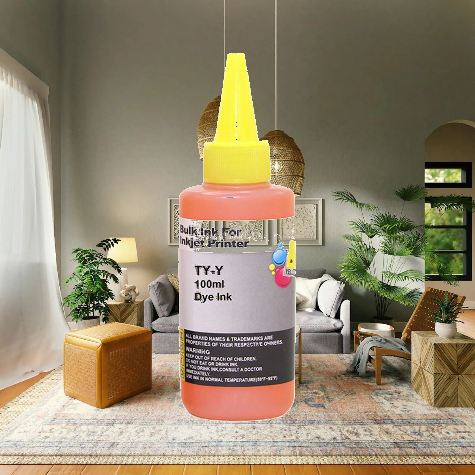 Printer Ink Easy to Use Bright Colors 100ml Refill Ink for Advertising Picture