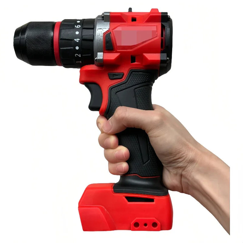 Portable Household 18V Functional Impact Drill, 13mm Lightweight Brushless Flexible Impact Driver