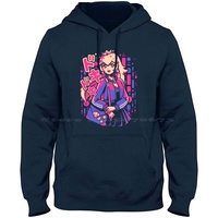 Night Out 100% Cotton Hoodie T Shirt Anime Manga Princess Night Out Club Neon Light Pink Doki Japan Tokyo Cute Kawaii