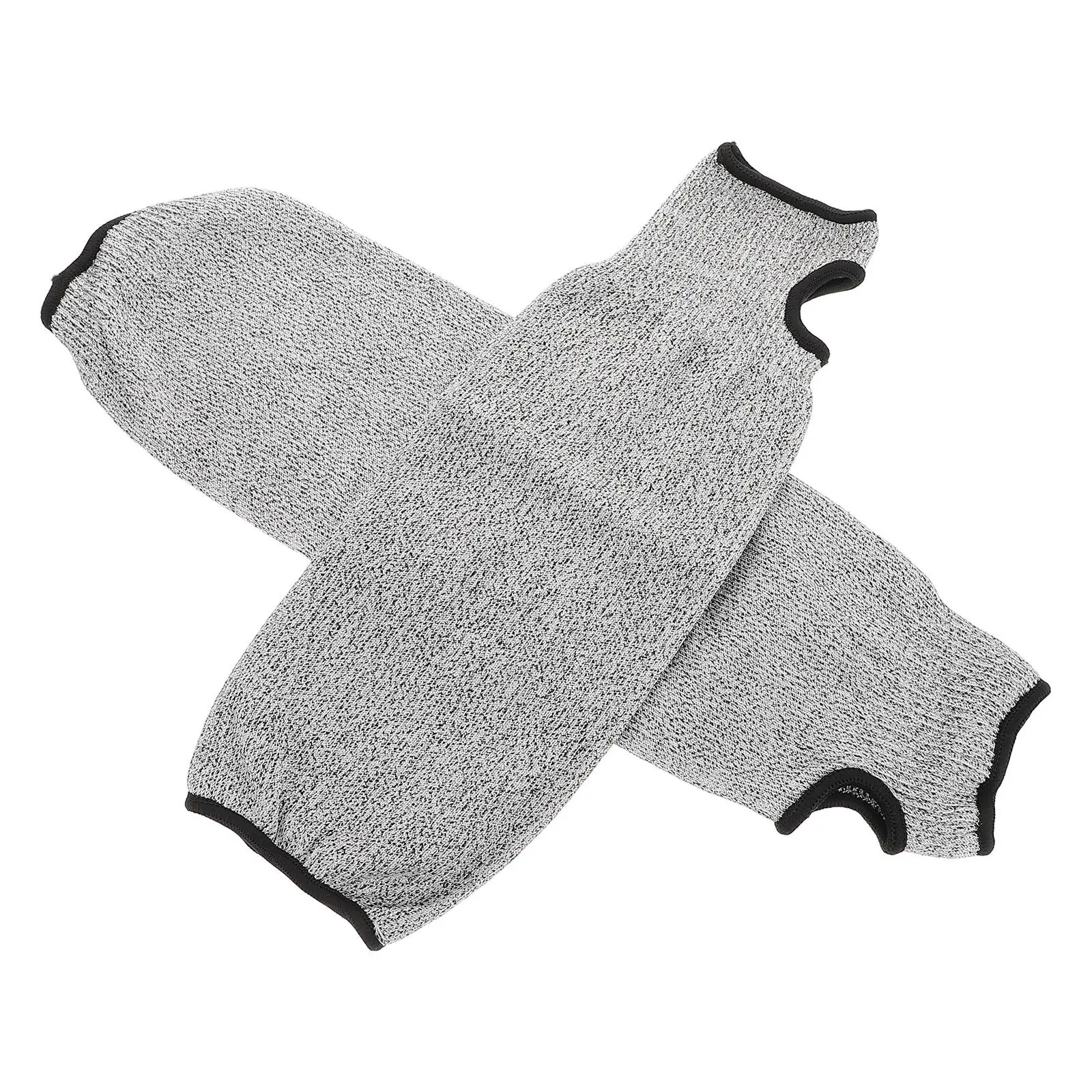 

2Pcs Cut Resistant Arm Sleeves Thumb Hole Design Lightweight Anti-Cut Protective Forearm Guards for Gardening Welding Work