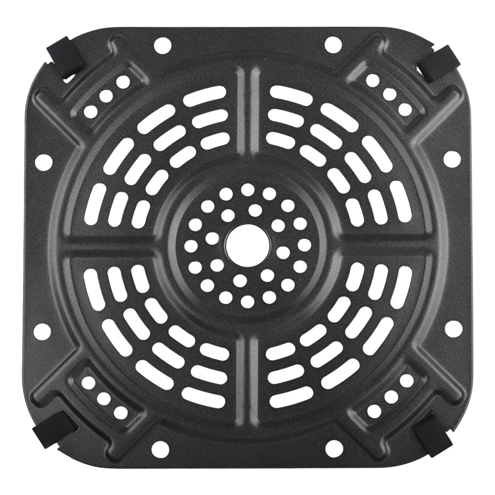1 unidad de plato de repuesto de 21.5*21.5cm para freidora de aire, compatible con 2QT y AF141, accesorios de repuesto para freidora de aire.
