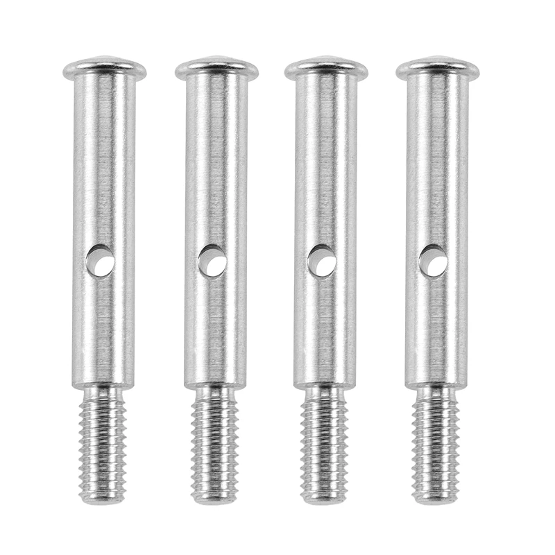 4Pcs Metal Front Axle Shaft TRA3637 For 1/10 Slash 2WD Stampede 2WD Rustler VXL XL-5 Upgrade Parts Accessories