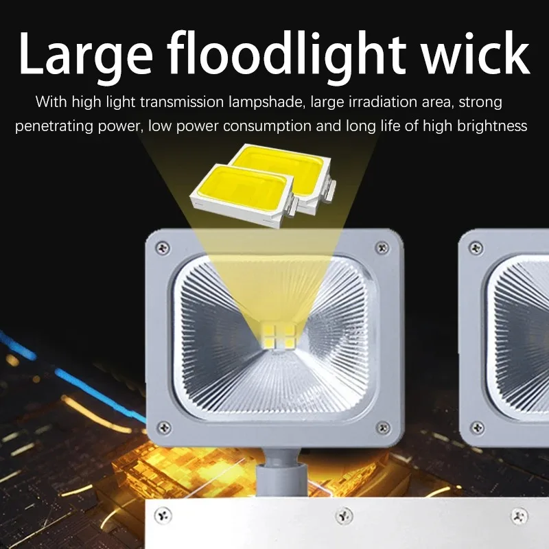 IP67 Waterproof Double Head Emergency Light Cold Storage Tunnel Outdoor Emergency Lighting Stainless Steel Panel Fire Exit