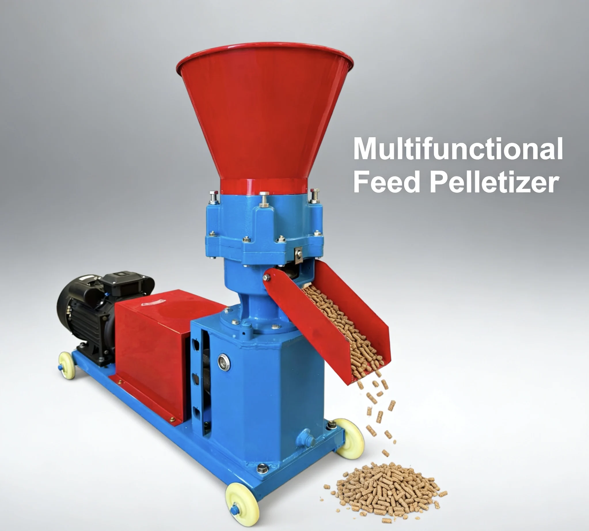 Animal feed pellet machine diesel electric dual-purpose suitable for chicken, cattle and poultry breeding