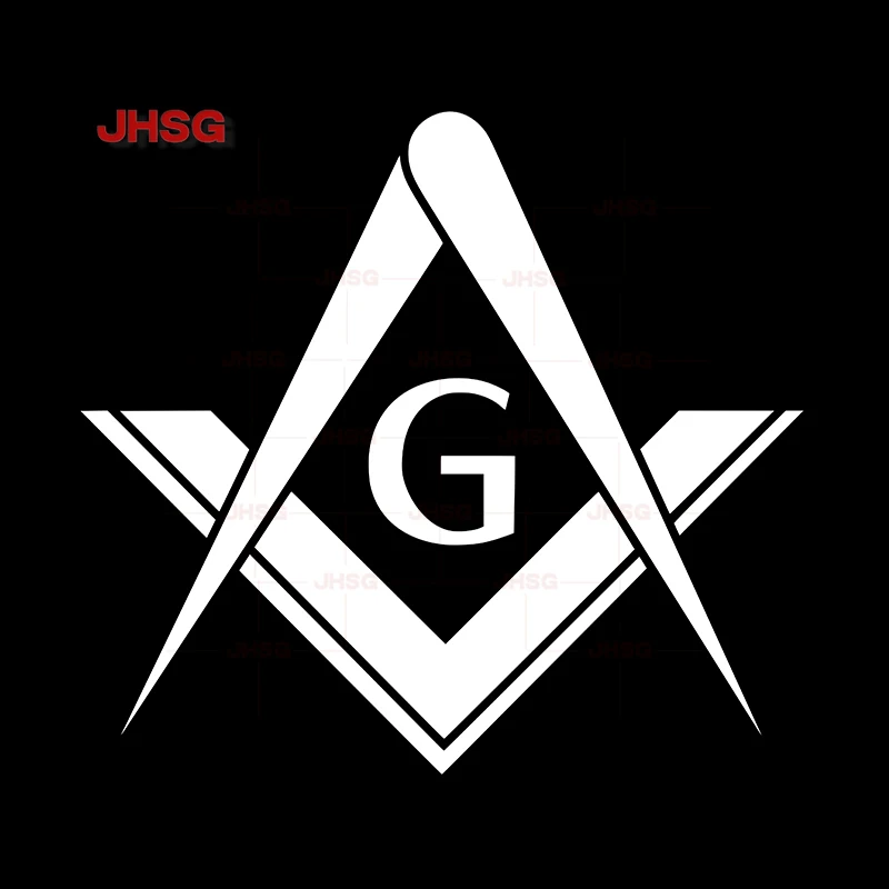 Freemason Decal Laptop Vinyl Decal Freemason Masonry Masonry Wall Decal for Water Bottle, Square Cup and Compass Stickers