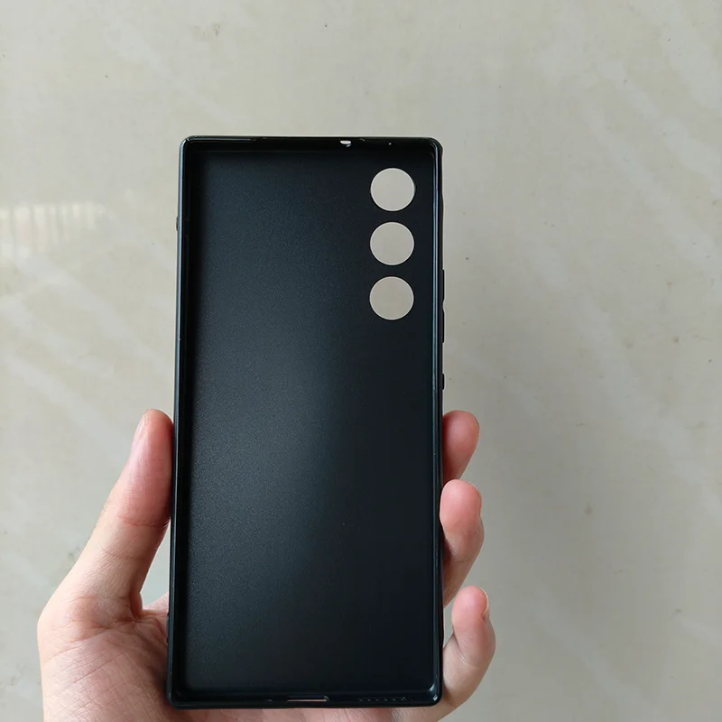 حافظة لهاتف ZTE Nubia Red Magic 10 Air حافظة رفيعة غير لامعة سوداء ناعمة من البولي يوريثان الحراري لهاتف RedMagic 10 غطاء خلفي من السيليكون الهوائي NX779J #4