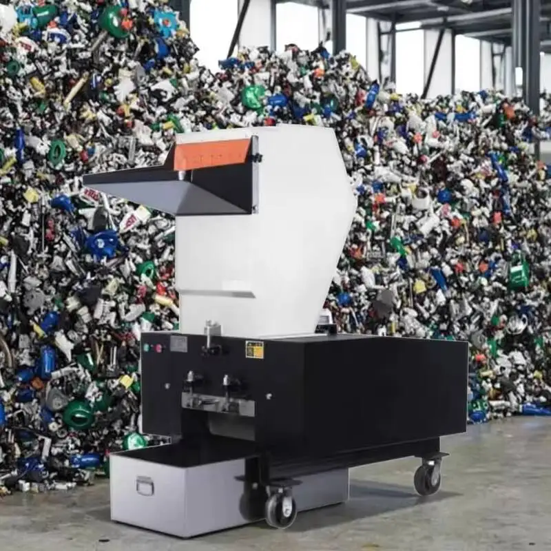 Mini Crusher With Gears Pump, High Production Efficiency, Can Recycle Plastic Bottles, Bottle Caps, Bags, Soft Materials, And