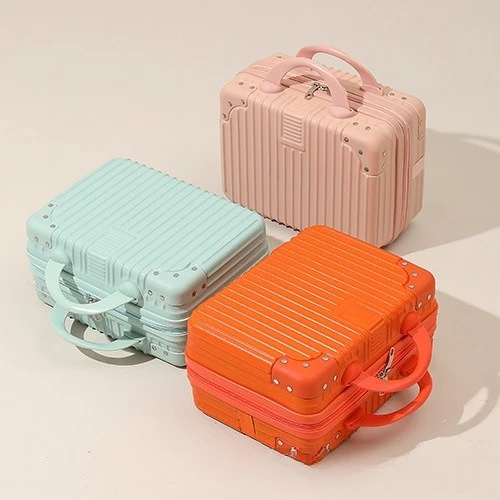 

Suitcase, travel suitcase, women's small, convenient, lightweight 14 inch cute mini makeup box, storage bag
