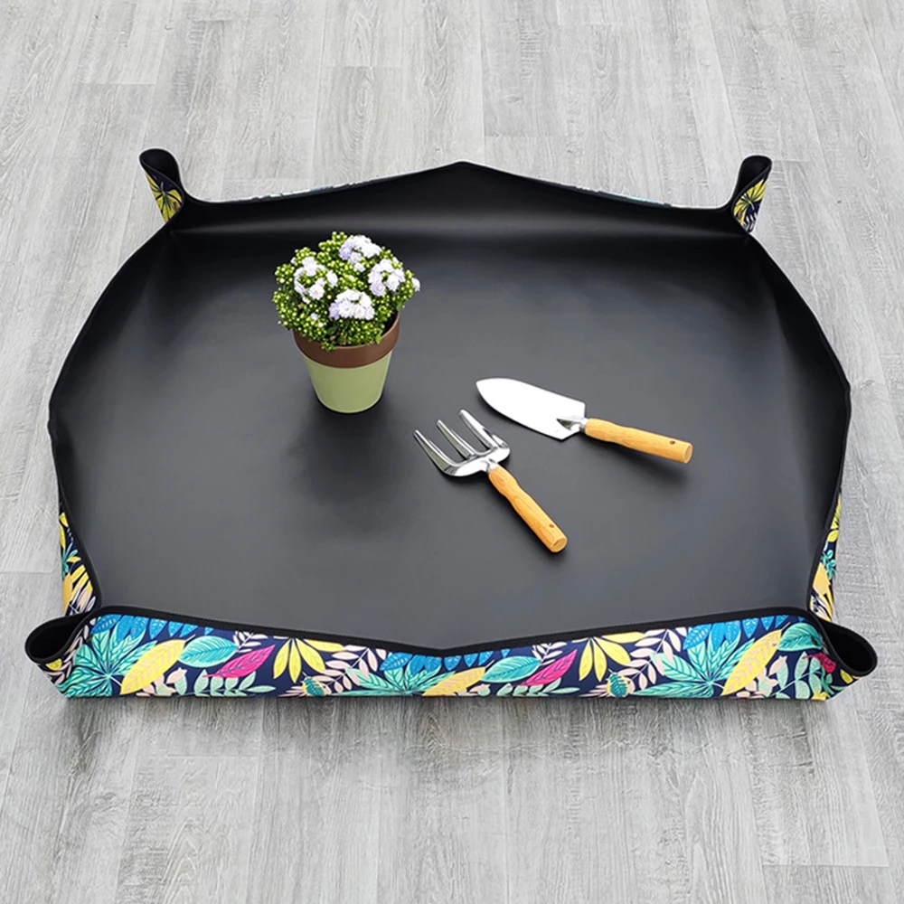 Bedruckte Oxford-Bodenmatte, Ersatz-Bodenmatte, Plüsch-Ersatztopf, Pflanzung, Mischboden, Anti-Schmutz-Matte, Gartenbau-Pad