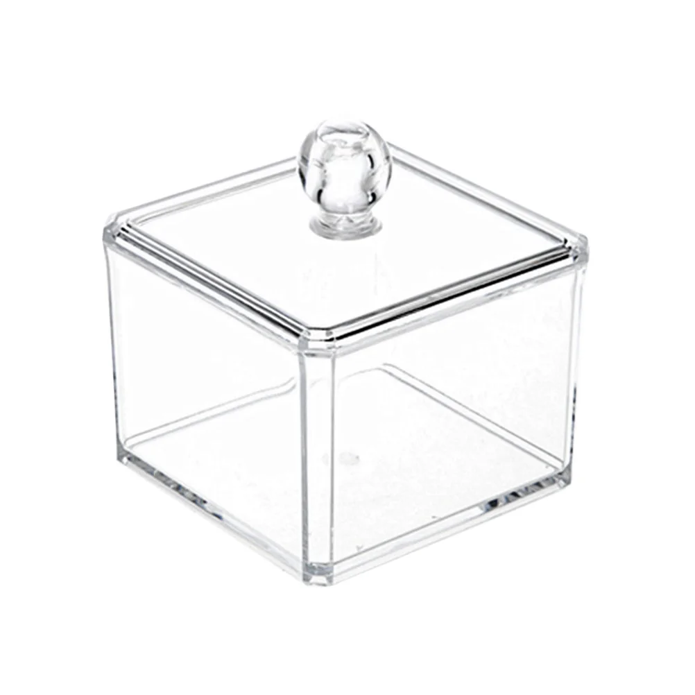 Transparent Makeup Organizer Cosmetics Containers Acrylic Countertop Storage Box