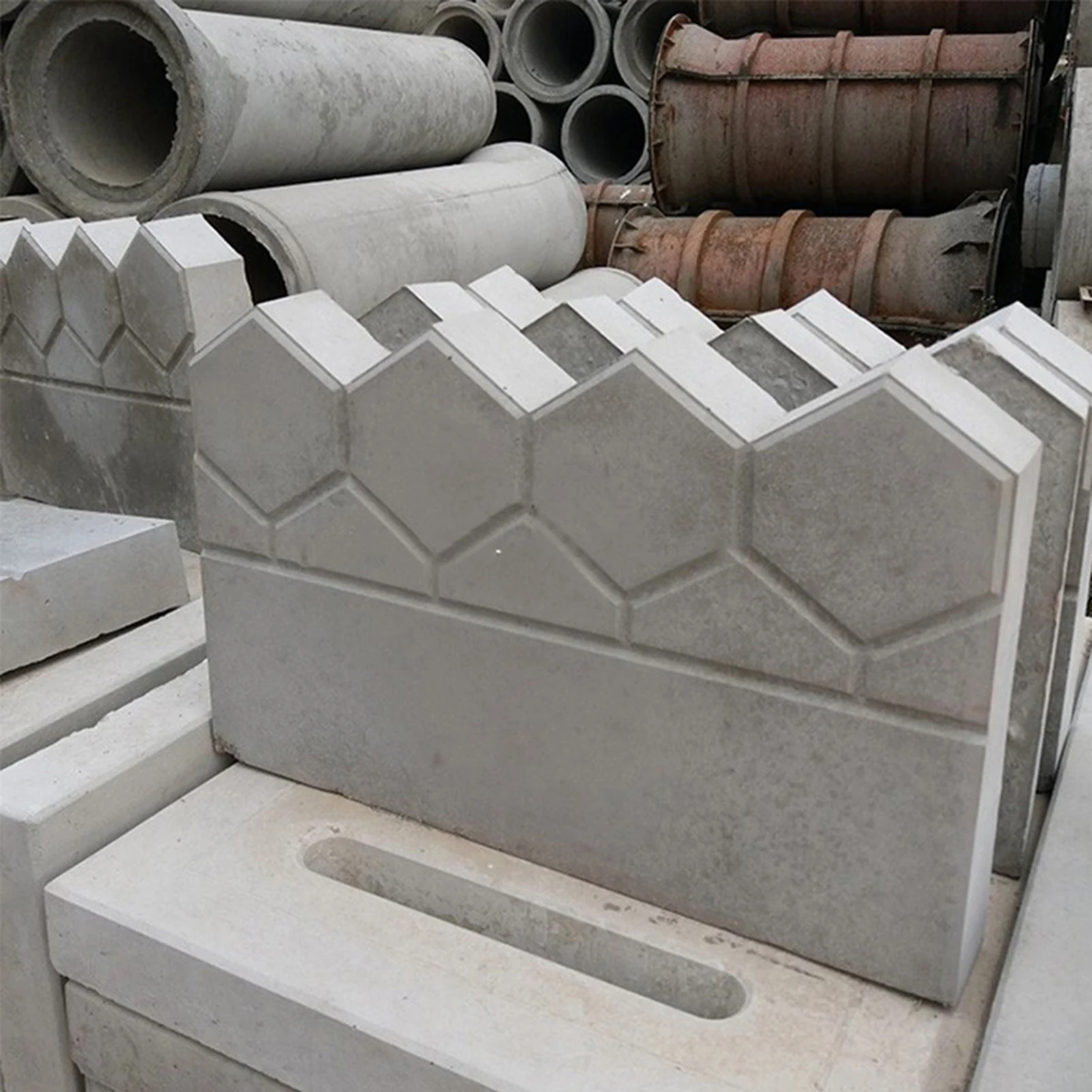 

Garden Edging Concrete Molds Easy Operation Yard Paving Moulds for Garden Landscape Accessories