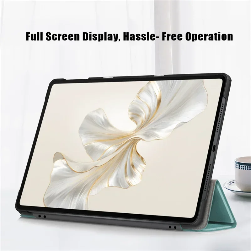For Funda Honor Pad 9 Case 12.1 inch HEY2-W19 W09 Tri-Folding Stand Magnetic Hard PC Back Shell for Honor Tablet 9 Case Cover