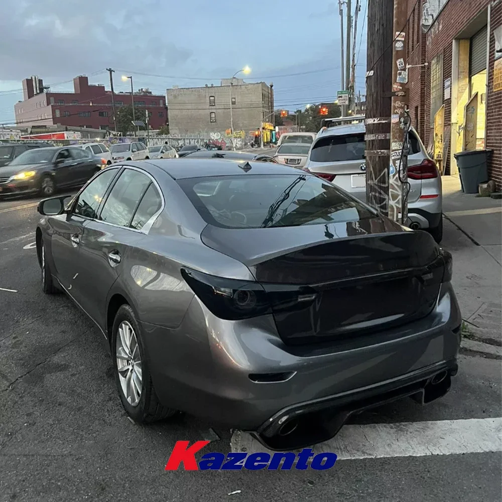 

Задняя крышка багажника в стиле Ducktail для Infiniti V37 Q50 2013-2017, углеродное волокно