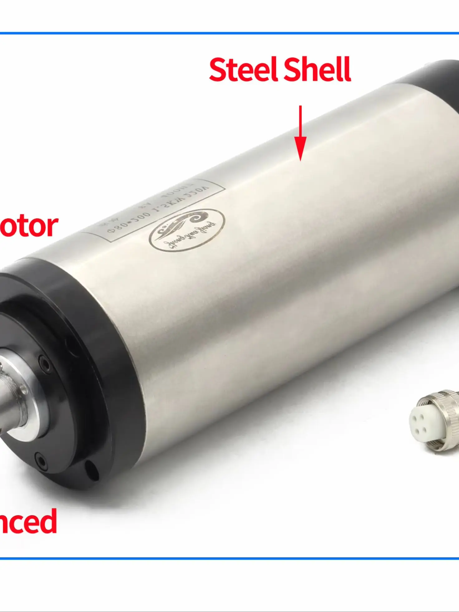 4,5 kW 7,5 kW BT30 luftgekühlte Kühlung für Metall-CNC-Fräser-Frässet, automatischer Werkzeugwechsel, ATC-Spindelmotor + FuLing-Wechselrichter