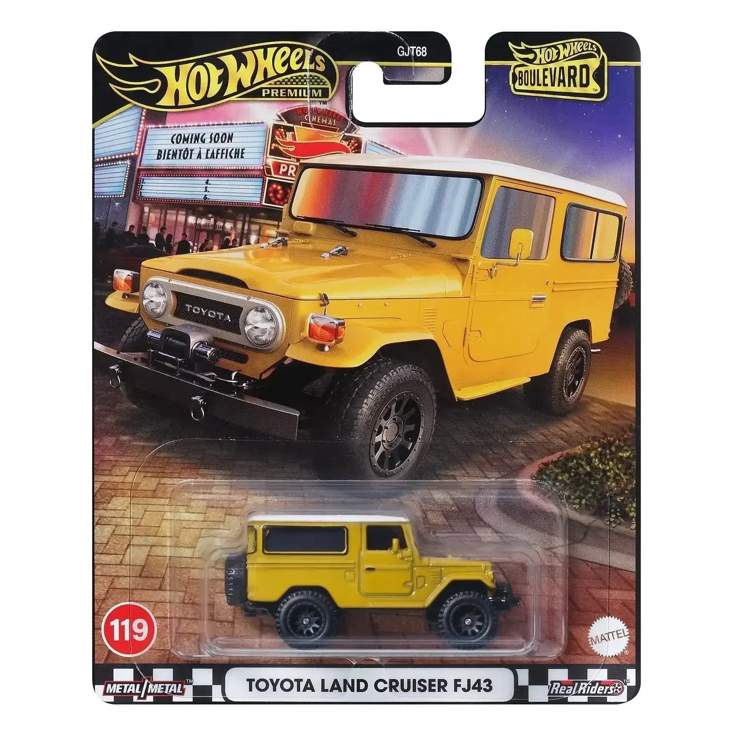 Mattel Hot Wheels Car Boulevard 24 2025 Mix 1 GJT68 A 1/64 Diecast Model pojazdu Kolekcja samochodów Zabawki dla chłopców Prezent