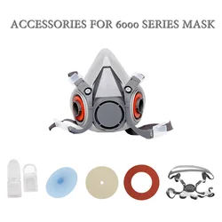 6200 accessori maschera 6281 testa fibbia della cintura 6893 valvole per inalazione 6895 guarnizione 6889 sostituire per respiratore 6200/7502/6800