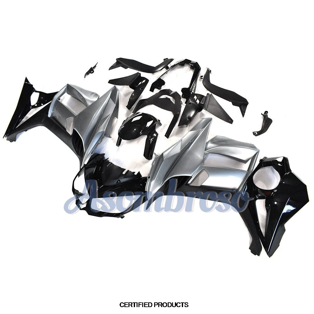 ABS Plastic Fairing for Z1000SX 2011 2012 2013 2014 2015 2016 Z1000 SX Motorcycle Housing Protection Cover Silver Black