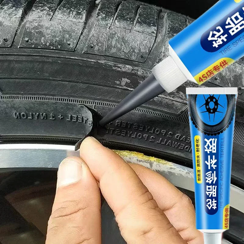 Black Tyre Repair Instant Liquid Strong Rubber Glues Wear-resistant Rubber Non-corrosive Adhesive Glue Car Instant Tools