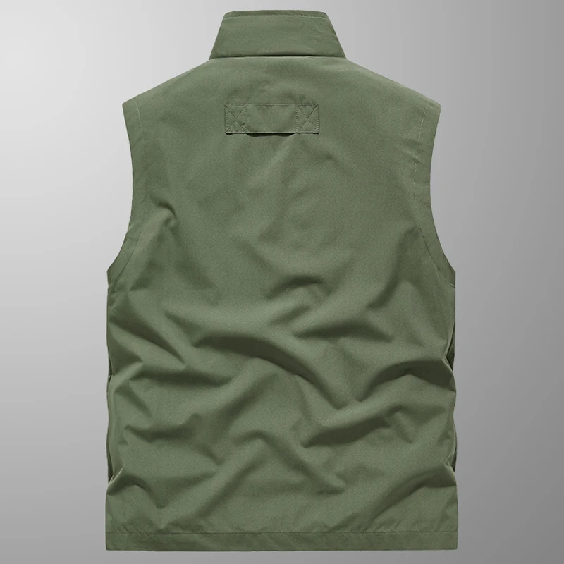 Zomer Outdoor Werk Safari Vissen Reizen Foto Wandelen Vest Mannen Gym Jogging Hardloopsport Mouwloos Mesh Vest Heren Kleding