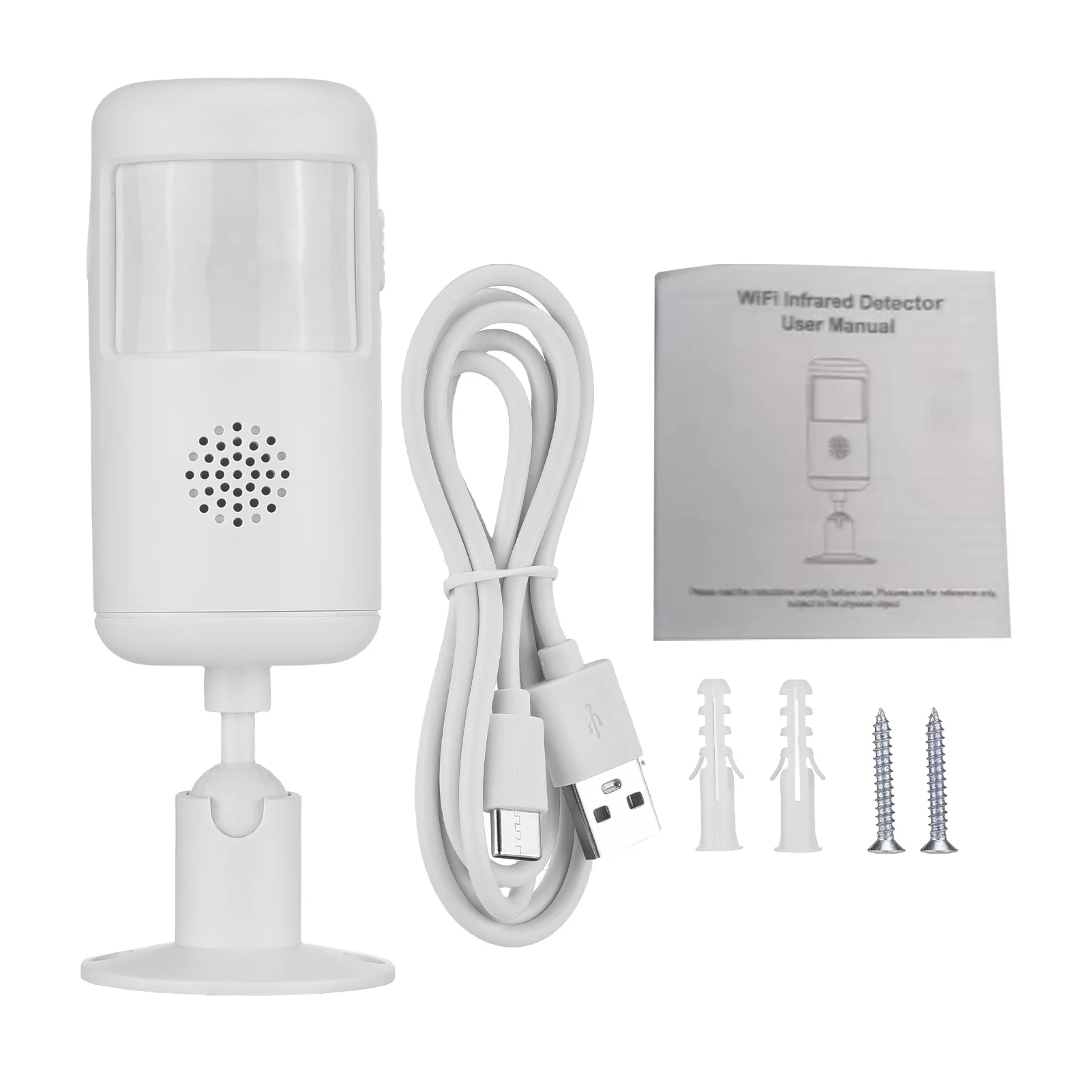 Specialized PIR Motion Sensor Detector Fit for Smart Life TY APP WiFi Security Sensor 12m Detection Distance Push Alarm Function