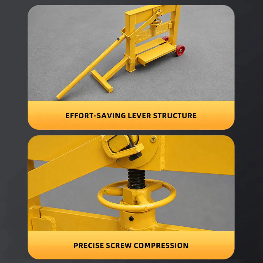 Manual Brick Cutter, Masonry Hand Cutting Tool, Brick Breaking Tool Small for Construction Building Site
