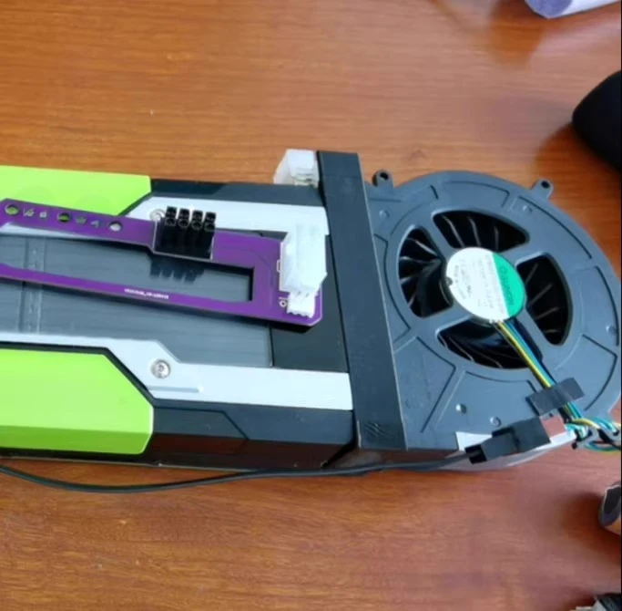 For NVIDIA For Tesla P40/M40/P100/V100 Universal Graphics Card PCB Power Adapter Board Active Cooler