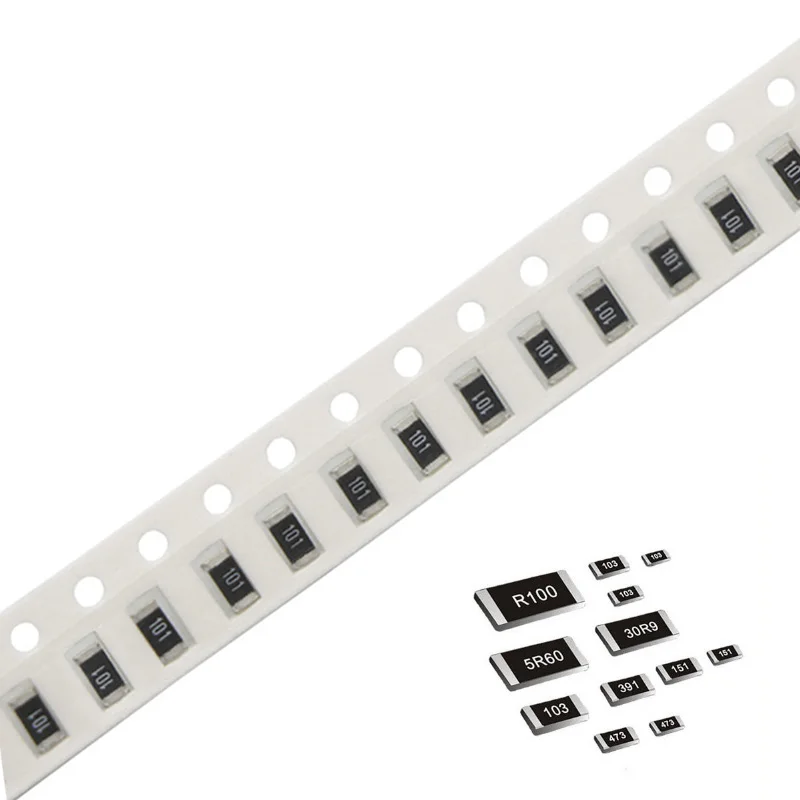 Resistencia SMD 100 0R ~ 10M 1/4W 0R 1R 2.2R 10R 100R 150R 220R 330R 470R 560R 1K 1206 K 10K 5% K 1206 K 2,2 K 1M 100, 220 piezas, 470, 4,7 M