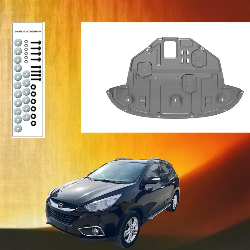 Durable Underbody Protection Engine Skid Plate For  Hyundai Tucson 2010-2015 2.0L 2.4L  High Quality Engine Shield Car