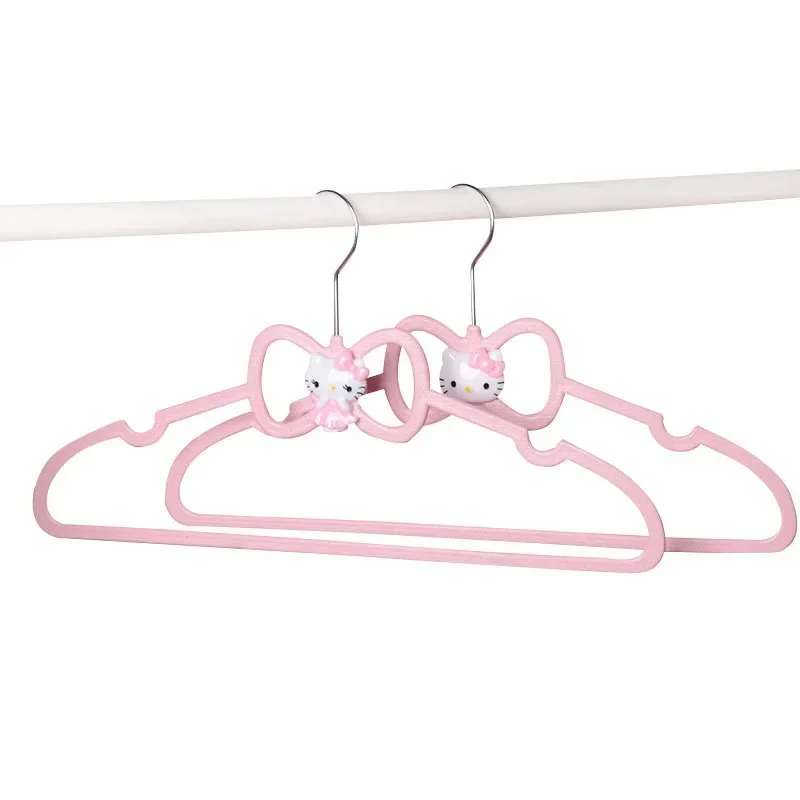 Cartoon Cute Hellokittys Drying Rack Home Dormitory Students Drying Clothes Without Trace Drying Hook Adult Clothes Support