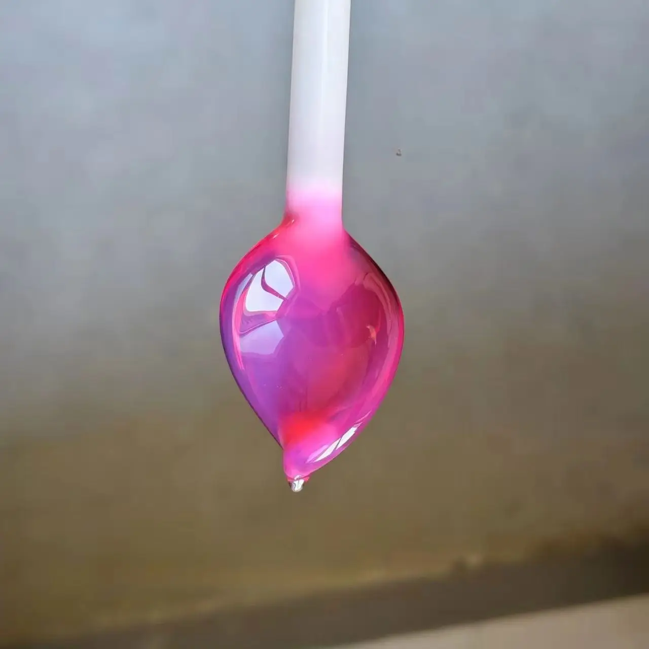 NEW   B06 Gold Pink, Burnt Glass Lamp Rod Color Borosilicate Glazed Hard Glass Strip