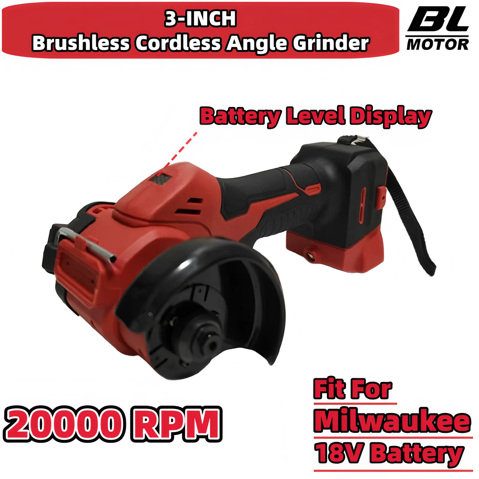 meuleuse-d'angle-sans-fil-18v-milwaukee-3-pouces-20000-tr-min-outil-electrique-de-decoupe-et-de-meulage-sans-fil