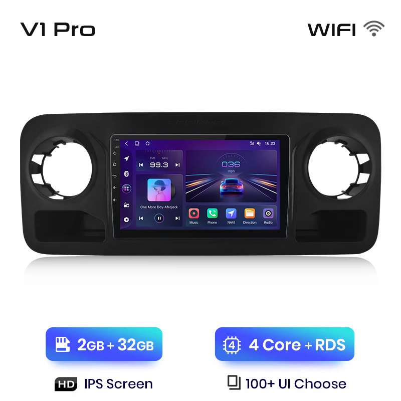 Junsun Carplay Android Auto Autoradio Voor Mercedes-Benz Sprinter 2018-2022 Gps Intelligente Systemen Tereo Multimedia Autoradio