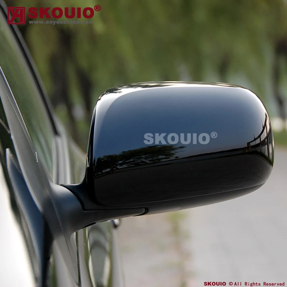 مرآة الرؤية الخلفية للسائق الأيسر والأيمن مخصصة SKOUIO-65-YY مع مرآة باب جانبية للسيارة قابلة للطي كهربائية لسيارة Toyota Yaris/Vitz 2008-201