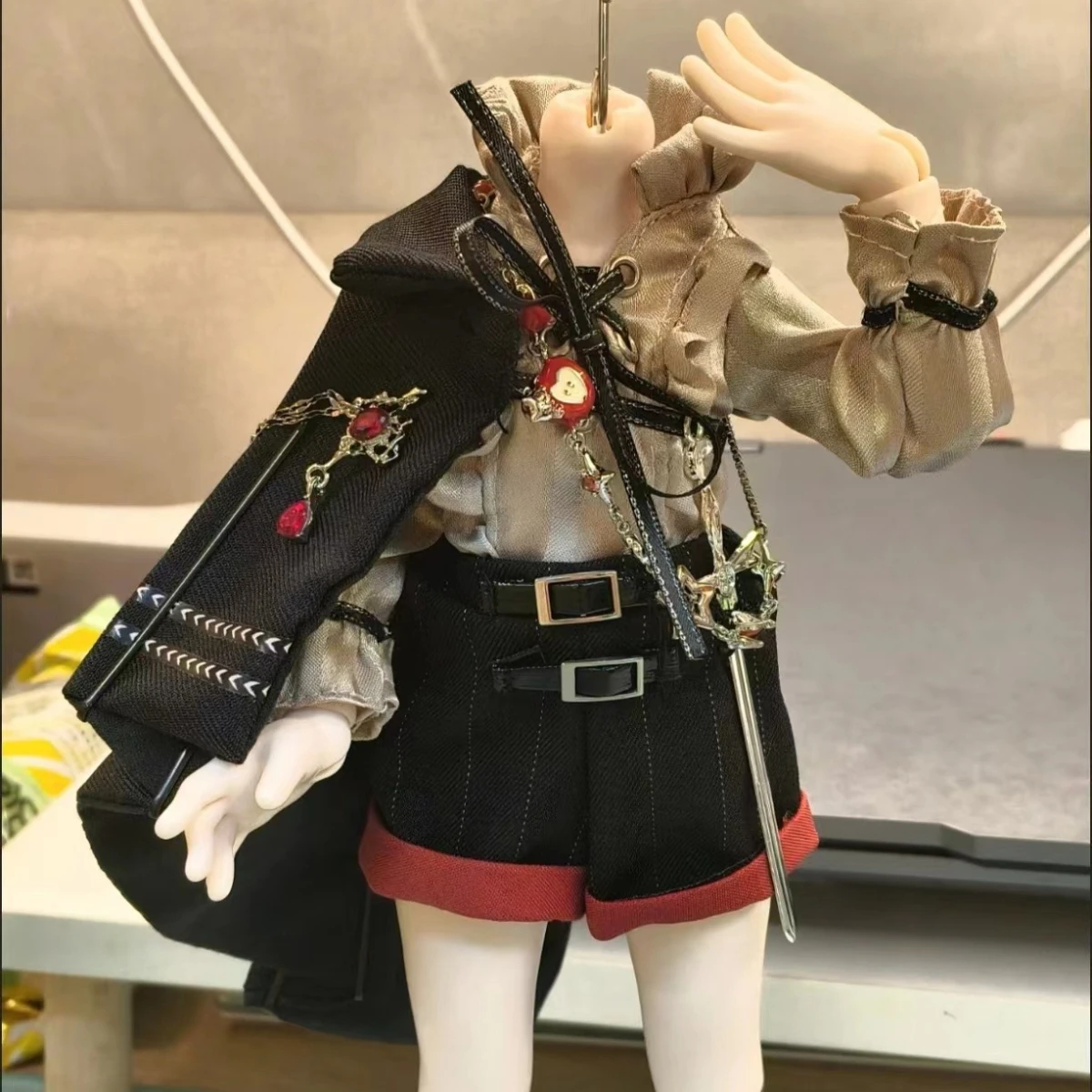 새로운 1/6 인형 옷 세트 30cm BJD 인형 드레스 세트 교체용 소녀 장난감 드레스업 놀이 집 선물 인형 액세서리, 인형 미포함