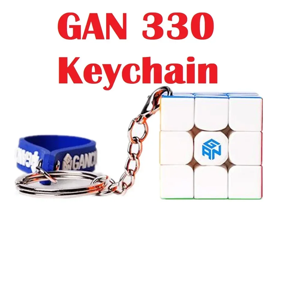 [SomeCube] GAN330 Keychain Cube 3x3 Magic Cube GAN 330 Mini 30MM Size Magic Gan Keychain 3x3 Speed Cube Toys Magico Cubo