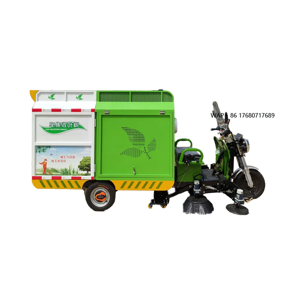 Oil-electric Multi-functional Water Sprinkler Road Sweeper Truck New Energy Leaf Collection Vehicle 120-250cm Cleaning Width
