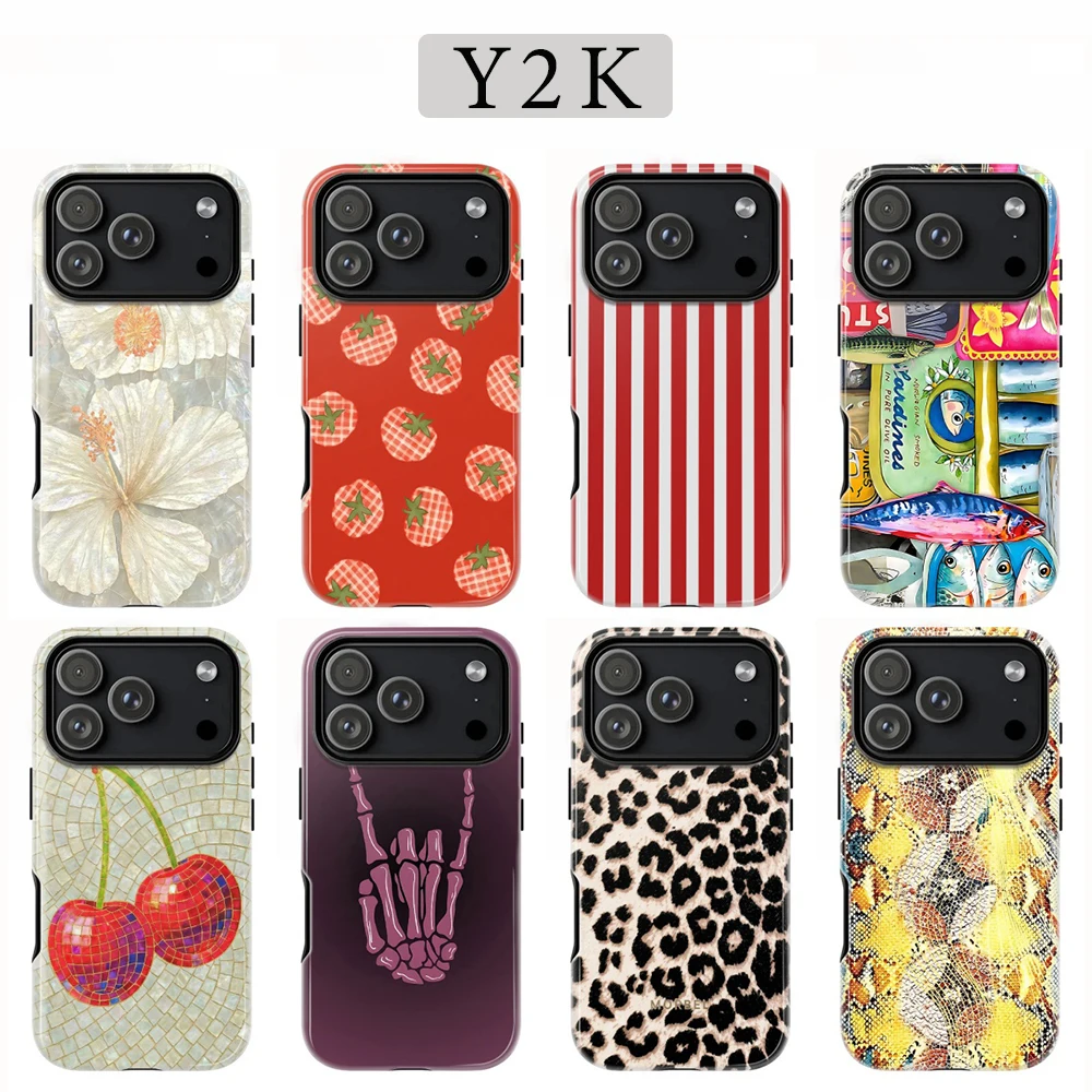 Cute Fruits Korean Ins Phone Case for Samsung Galaxy S20 S23 S24 S25 S26 FE Plus Ultra Edge 4G 5G Luxury Double-layer Back Cover