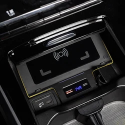 Car wireless charger fast phone charger charging pad panel charging holder for Mercedes Benz W177 W188 W247 GLA CLA GLB EQA EQB