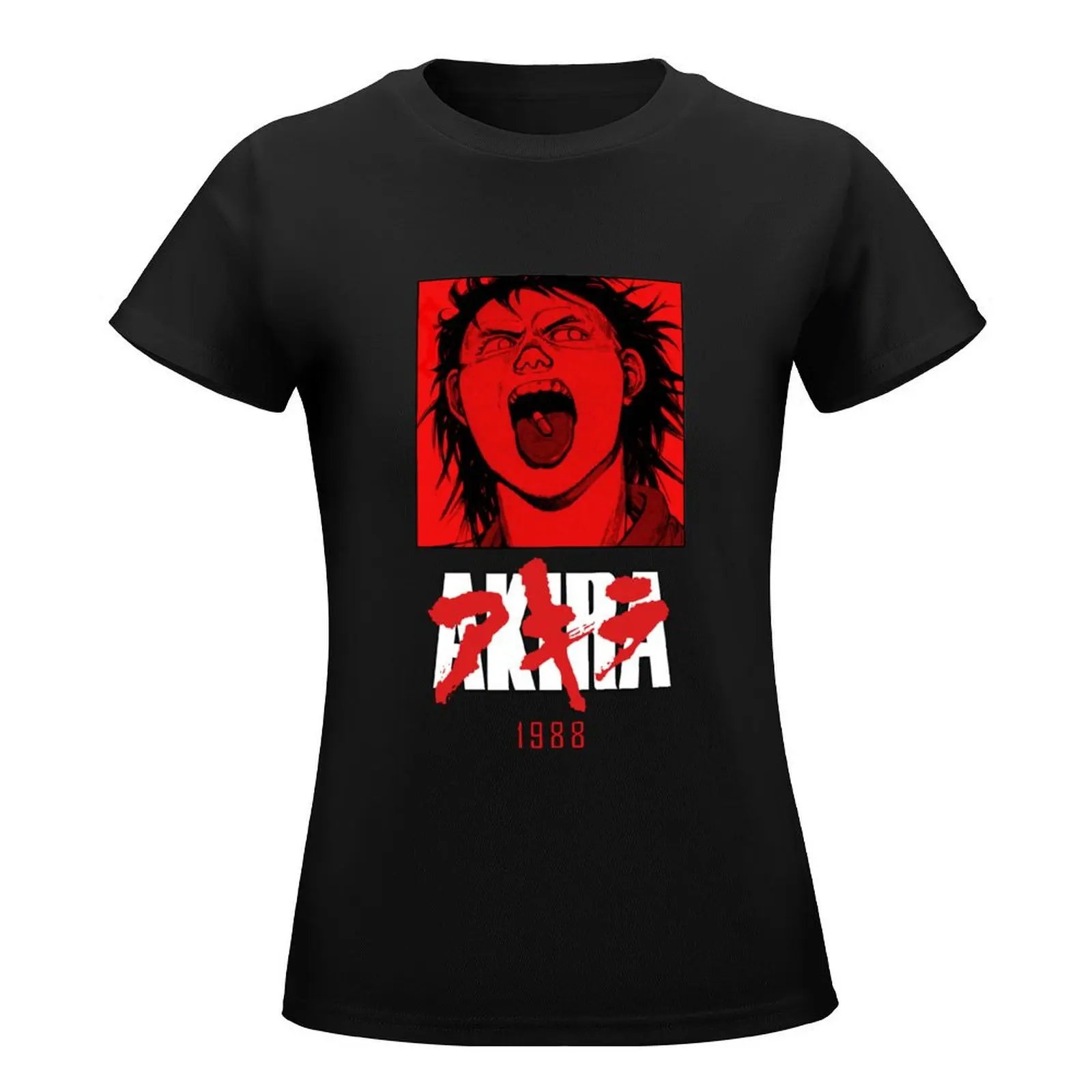 AKIRA Tetsuo 1988 Classic Red T-Shirt Blouse anime clothes tops clothes for Women