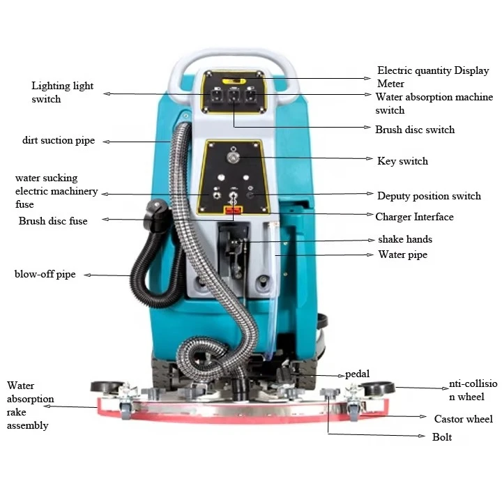 غسالة أرضية السجاد الصناعية التجارية #4