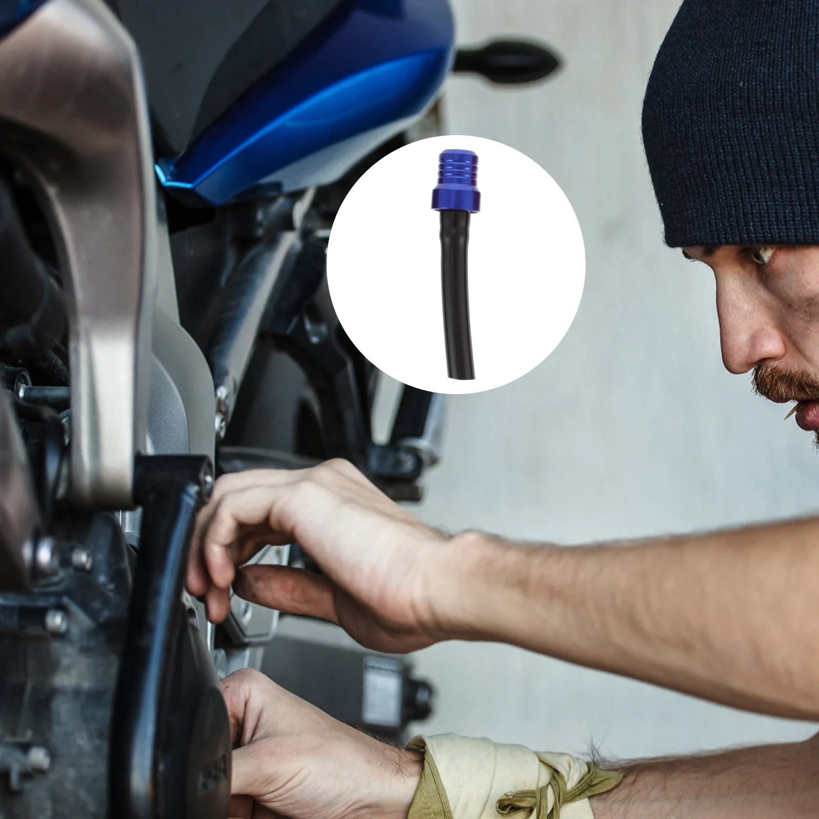 

6Pcs Motorcycle Gas Fuel Caps Vent Hose Universal Valves for Tank Air Pressure Release Motorcycle Accessories